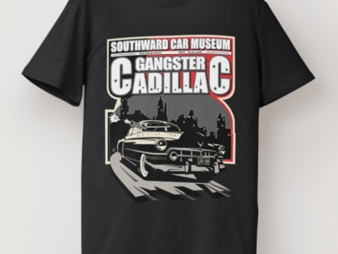 Southwards Tee - Gangster Cadillac (BLACK)